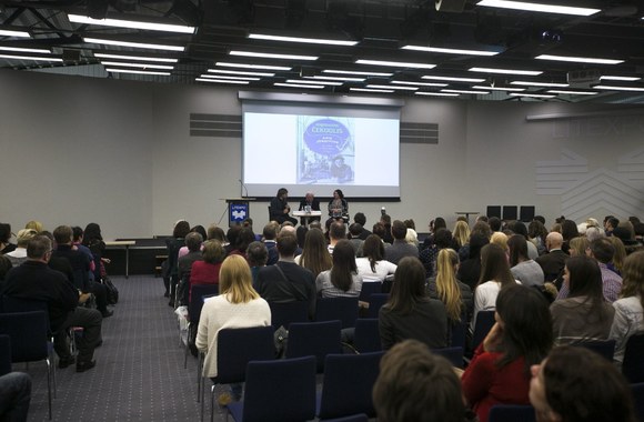 Algimanto Čekuolio knygos pristatymo akimirka