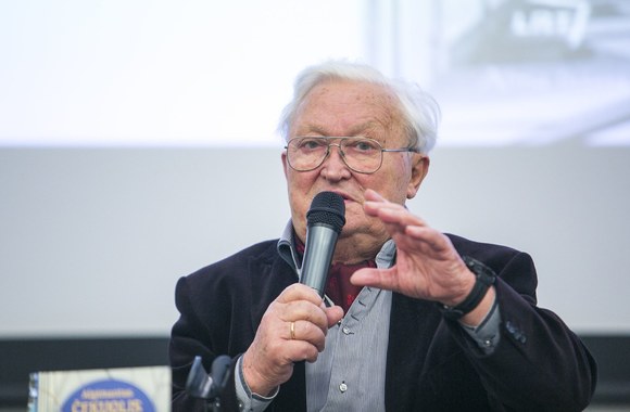 Algimanto Čekuolio knygos pristatymo akimirka