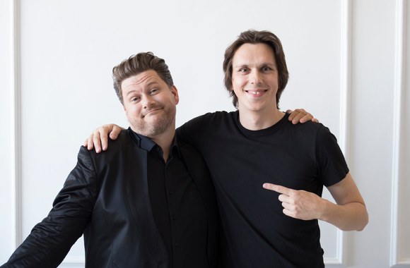 Merūnas Vitulskis ir Saulius Baradinskas / Pauliaus Butkaus nuotr.