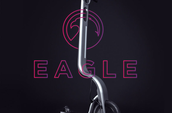 „Citybirds“ įkūrėjas ir dizaineris Ignas Survila pristato elektrinio paspirtuko suaugusiems konceptą „Eagle“