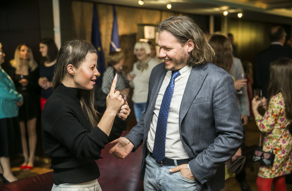 Renginio ambasadoje akimirka