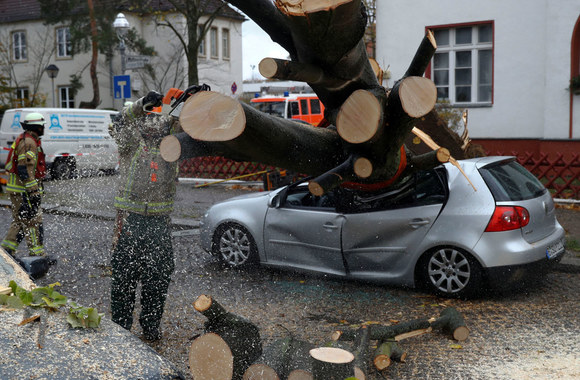 Vokietiją nusiaubė audra Herwart