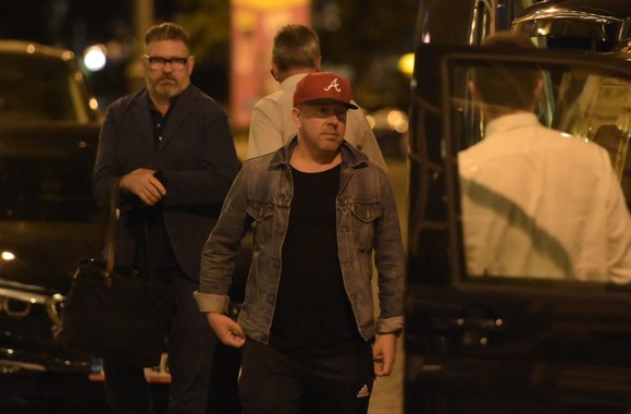 Robbie Williamsas su komanda atvyko į Lietuvą