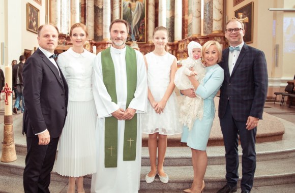 Krikštynų akimirka