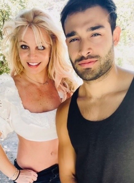 Britney Spears su sužadėtiniu Samu Asghari / Instagram nuotr.