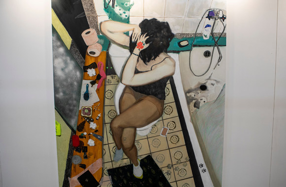 Mugės „ArtVilnius’20“ spaudos konferencija/ Pauliaus Peleckio „ŽMONĖS Foto“ nuotr.