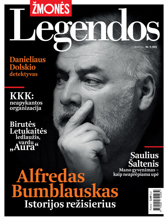 Alfredas Bumblauskas / žurnalo „Legendos“ viršelis