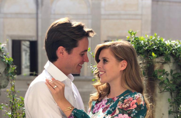 Princesė Beatrice ir Edoardo Mapelli Mozzi/ SCANPIX nuotr.