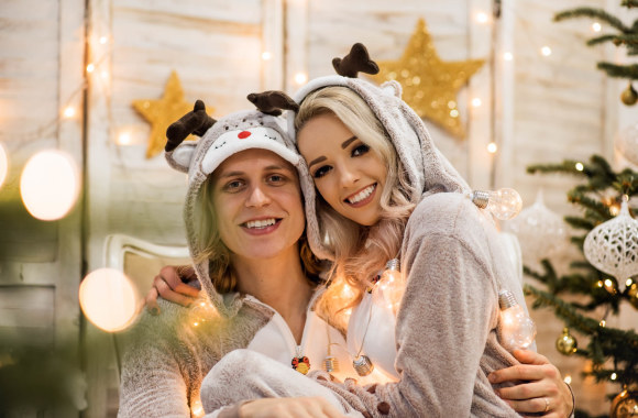 Pirmoji Anželos ir Žygimanto Gečų šventinė fotosesija / Asmeninio albumo nuotr.