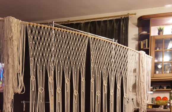 Liutauro Salasevičiaus nupintos užuolaidos / Asmeninio archyvo nuotr.