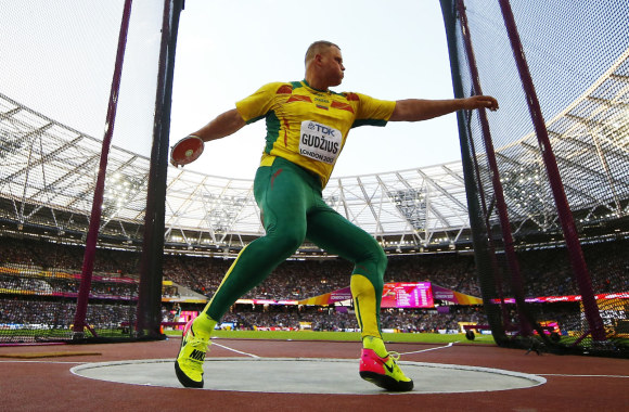 Pasaulio disko metimo čempionas Andrius Gudžius