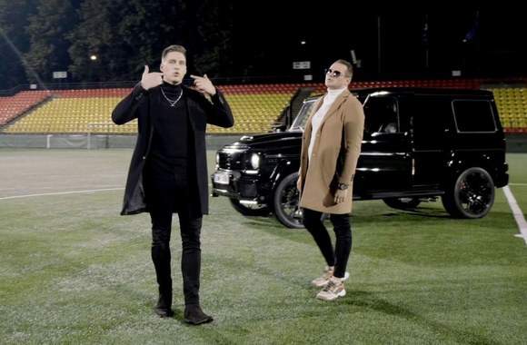 Aleknos ir Soliario naujos dainos klipo akimirka / Stop kadras