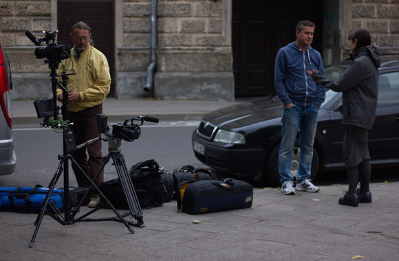 „Bruto ir Neto“ filmavimas