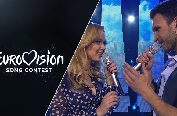 VIDEO kadras: Monika Linkytė and Vaidas Baumila - This Time (Lithuania) 2015 Eurovision Song Contest
