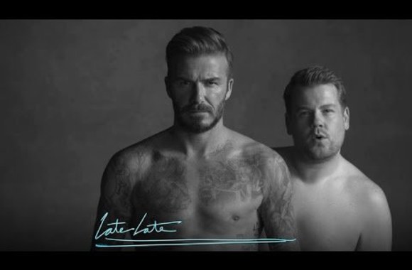 VIDEO kadras: David Beckham and James Corden\'s New Underwear Line