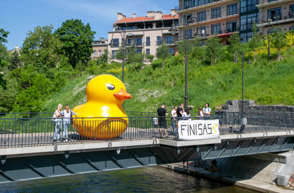 Labdaros renginys „Ančiukų lenktynės 2021“ / Sauliaus Čirbos nuotr.