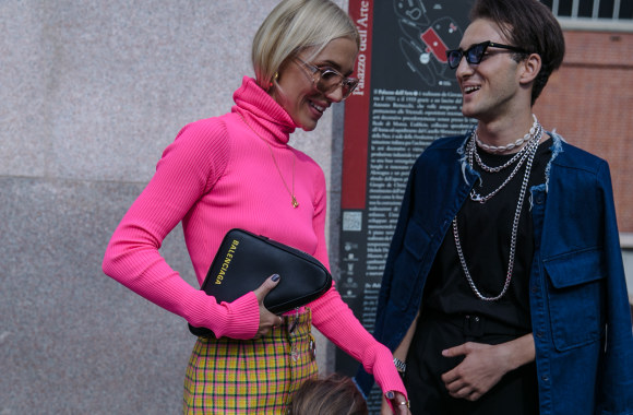 Milano mados savaitės akimirka