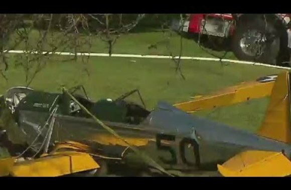 VIDEO kadras: H.Fordo lėktuvo katastrofa