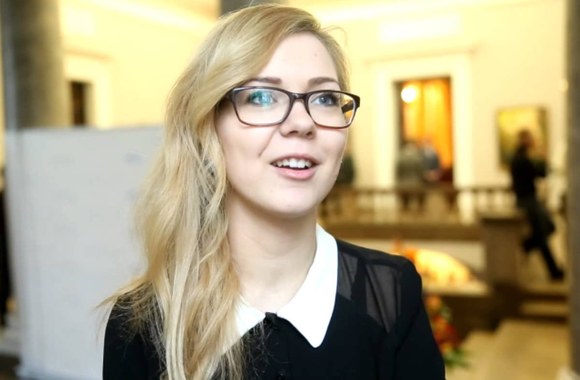 VIDEO kadras: Monika Linkytė myli laisvą Lietuvą