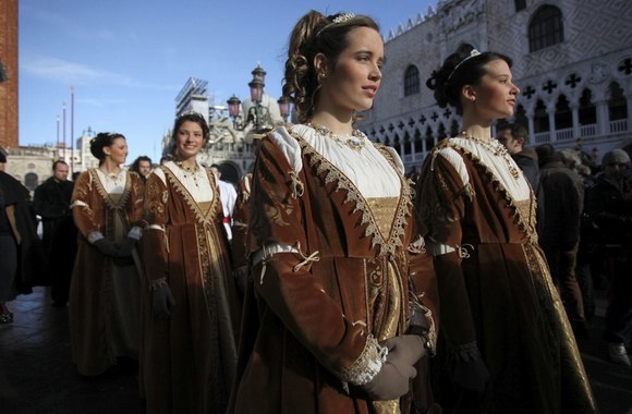 Venecijos karnavalo akimirka