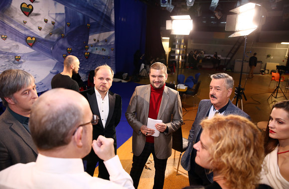 „Eurovizijos“ atrankos akimirka