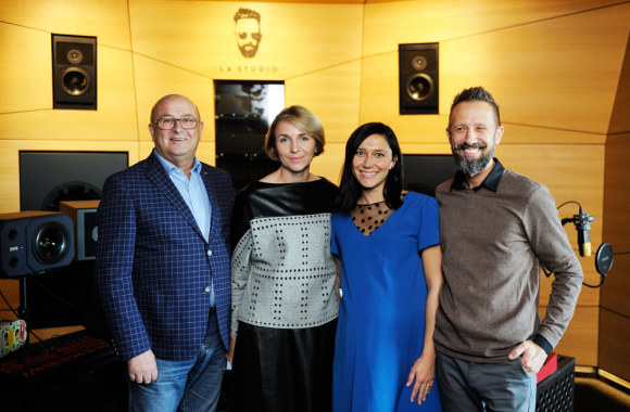 Lino Adomaičio įrašų studijos atidarymas