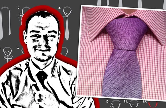 VIDEO kadras: „Pratt“ kaklaraiščio mazgas 