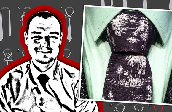 VIDEO kadras: „Windsor“ kaklaraiščio mazgas 