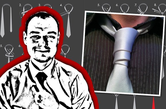 VIDEO kadras: „Van Wijk“ kaklaraiščio mazgas