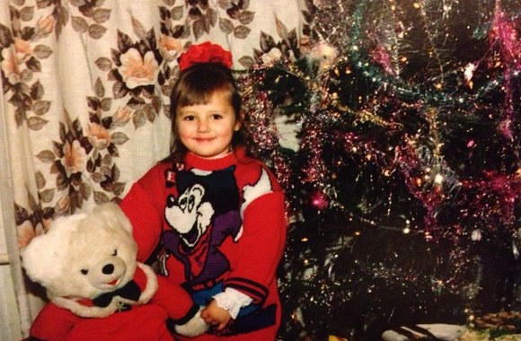 Simona Burbaitė vaikystėje