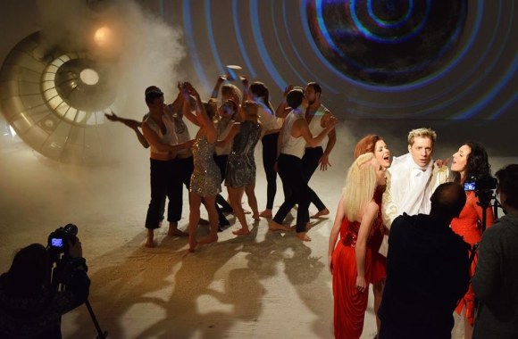 Sauliaus Prūsaičio muzikinio klipo filmavimo akimirka