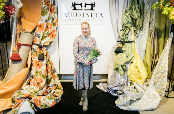  Interjero tekstilės kompanija „Audrineta“ atšventė aštuonioliktą gimtadienį