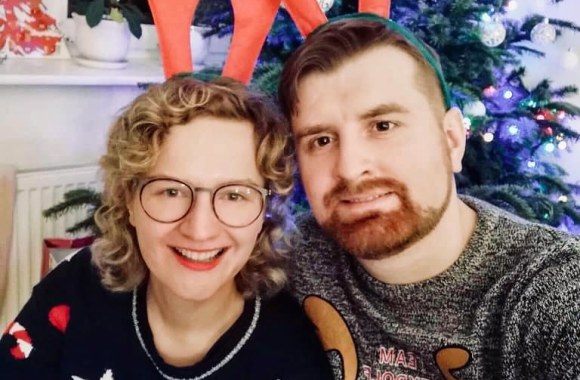 Aušrinė Armonaitė su vyru Edgaru / Asmeninio archyvo nuotr.