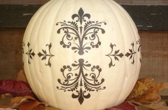 Dekoruotas moliūgas