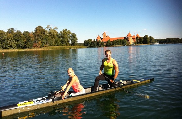 Nijolė Pareigytė-Rukaitienė ir Jevgenijus Šuklinas