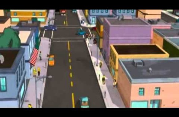 VIDEO kadras: Bart Simpson Naked Skate