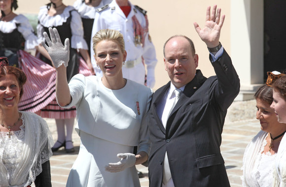 Kunigaikštis Albertas II ir kunigaikštienė Charlene