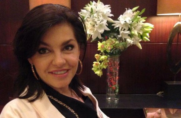 Kristina Kaikarienė per savo gimtadienį Abu Dabyje