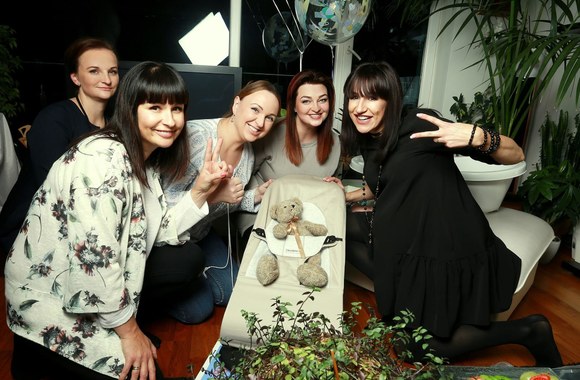 Katažinos Zvonkuvienės kūdikio sutiktuvių vakarėlis