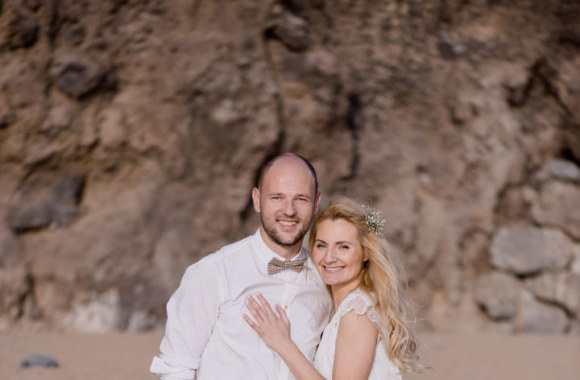 Ingrida Rutkauskaitė ir Donatas Naujokas vestuves iškėlė Tenerifėje