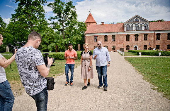 Laidos „Maisto kelias“ filmavimo akimirkos/tomasfoto.lt nuotr.