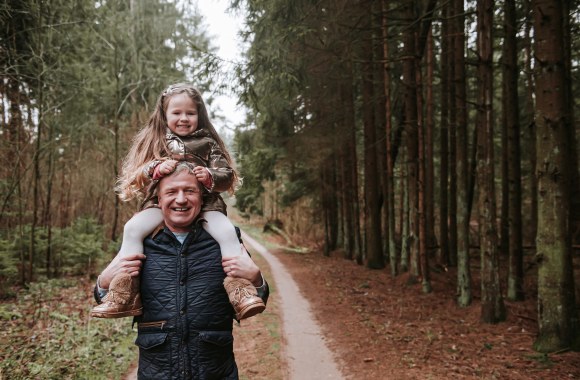 Žilvinas Žvagulis su anūke Barbora / „Charizma photography“ nuotr.