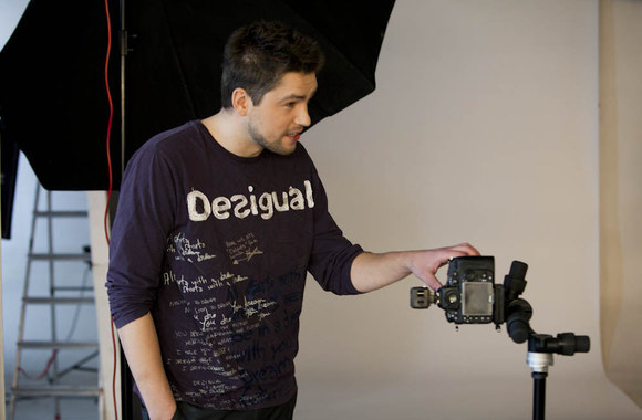 Fotosesijos akimirka