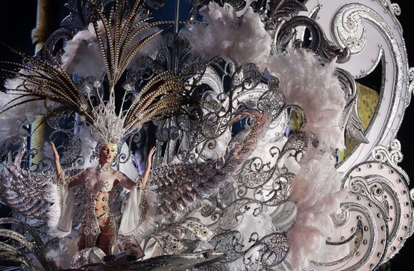 Tenerifės karnavalo karalienė Soraya Rodriguez 