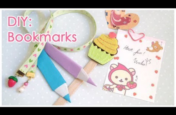 VIDEO kadras: Knygų skirtukų idėjos