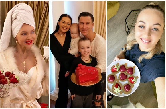 Neringa Norbutaitė Mažeikienė, Saulius Skambinas su šeima ir Eglė Straleckaitė Asmeninio albumo nuotr.