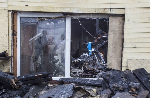 Vilniuje, Kalvarijų gatvėje, gyvenusios Rožės namus sausio 14-ąją prarijo gaisras.