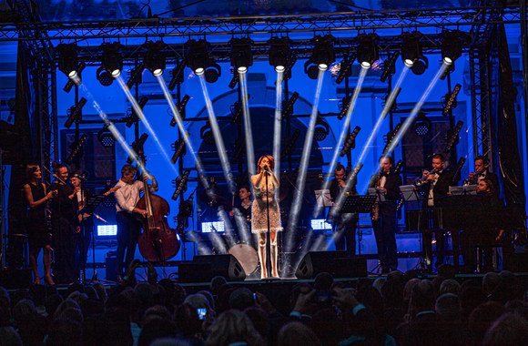 Koncerto akimirka/Luko Grušecko ir Evelinos Sabaliauskaitės nuotr.