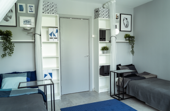 Bendrabučio kambario interjeras po pokyčių/Organizatorių nuotr.