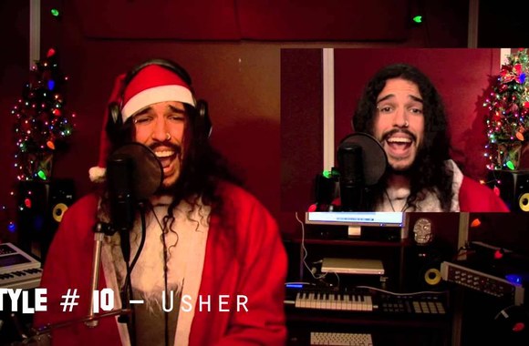 VIDEO kadras: Mariah Carey - All I Want For Christmas Is You | Ten Second Songs 20 Style Christmas Cover